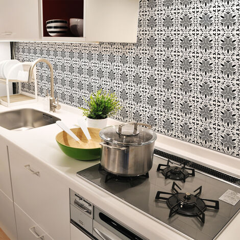Sticker Mural Carrelage adhésif Cuisine Salle de Bain - 30 STICKERS CARRELAGES AZULEJOS VITORIONO - 30stickers10x10cm (1/5)