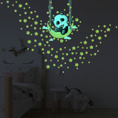 70 petits stickers autocollants phosphorescent lumineux la nuit chambre  enfant