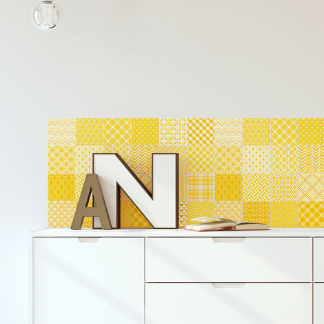 Sticker Mural Carrelage adhésif Cuisine Salle de Bain - 24 STICKERS CARRELAGES SCANDINAVE STOCKHOLM - 24stickers10x10cm (1/5)