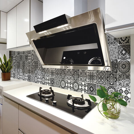 Sticker Mural Carrelage adhésif Cuisine Salle de Bain - 30 STICKERS CARRELAGES AZULEJOS ROMELINO - 30stickers10x10cm (1/5)