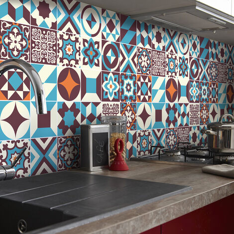 42 idées de Carrelage mural adhésif - Cuisine  carrelage mural adhésif,  carrelage mural, adhésif