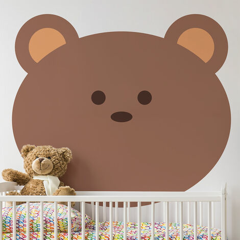 Papier peint intissé pré-encollé fresques géantes - OURSON - 57x60cm (1/5)