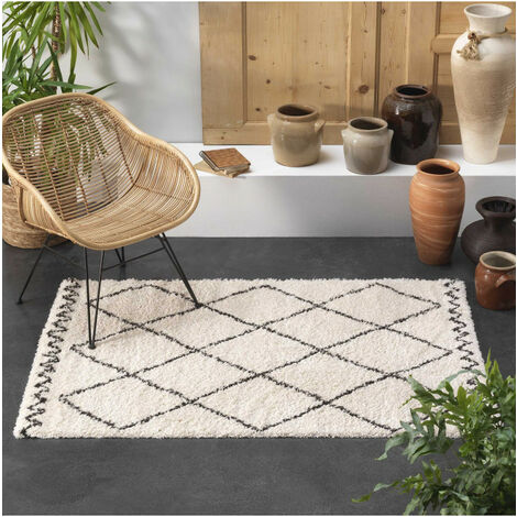 Tapis rectangle 120x170cm Beige - 120x170cm - Beige (1/3)