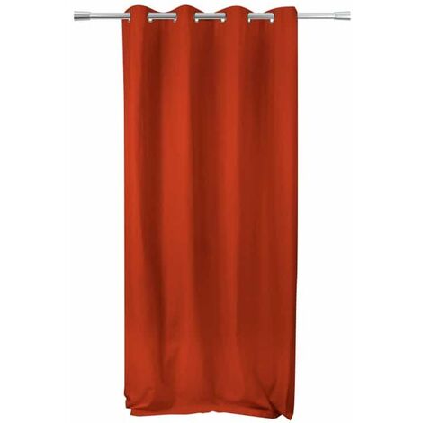 Rideau Extérieur 140x240cm "Victoria" - 140x240cm - Terre cuite (1/2)