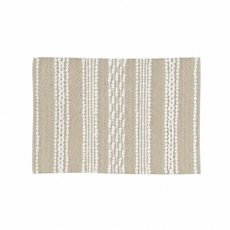 Tapis Rectangle (120 x 170 cm) Blanca, Coton Polyester Fantaisie - 120x170cm - Blanc (1/6)