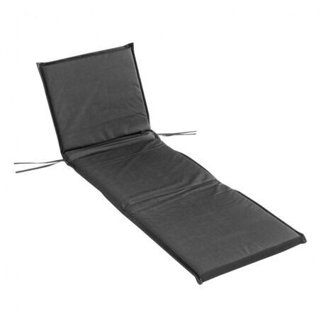 BAIN DE SOLEIL 65 x 190 x 4 CM EXTERIEUR GRIS ANTHRACITE WATERPROOF - 65x190cm - Gris anthracite (1/3)