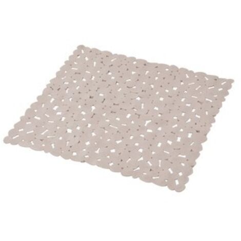 Fond de douche 52x52cm pvc uni taupe - 52x52cm - Taupe (1/3)