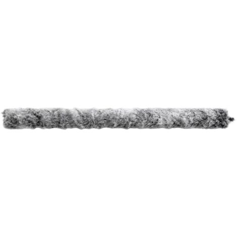 Bas de porte ANTARTIC gris 80 x 10 cm – Imitation fourrure - 80x10cm - Gris