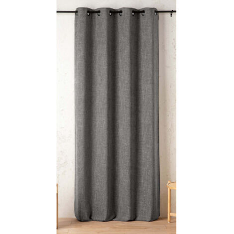 Rideau d’ameublement "Belinda" 145 x 240 cm - 145x240cm - Gris anthracite
