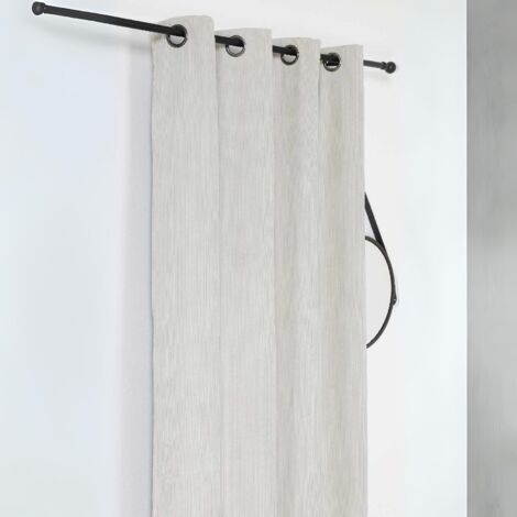 Rideau Obsurcissant Thermique et isolant "ALBERTA" - 140x260cm - Ecru (1/3)