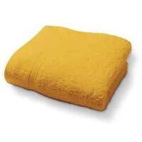 Serviette de toilette moutarde 50x90 cm - 50 x 90 cm - Moutarde