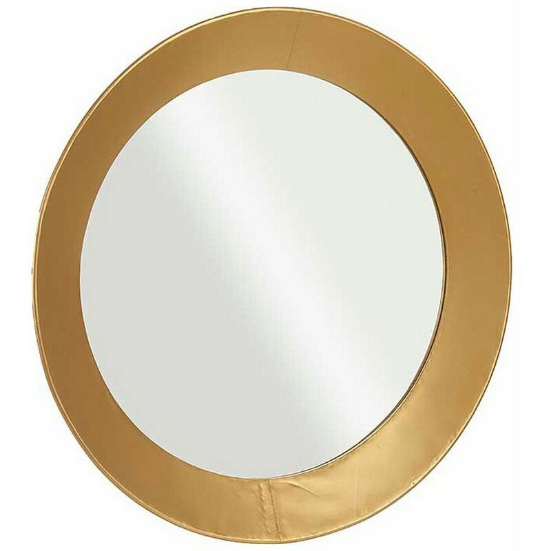 Wandspiegel Kristall Golden Metall (80 x 7,5 x 80 cm)