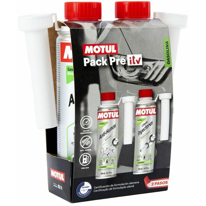 Benzin-Injektor-Reiniger Pre-ITV Motul ZMTL111258 300 ml Benzin Anti-Rauch- Benzin