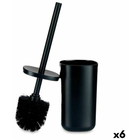 Toilettenbürste Schwarz polystyrol x 35 9,6 cm x (6 Stück) 9,6
