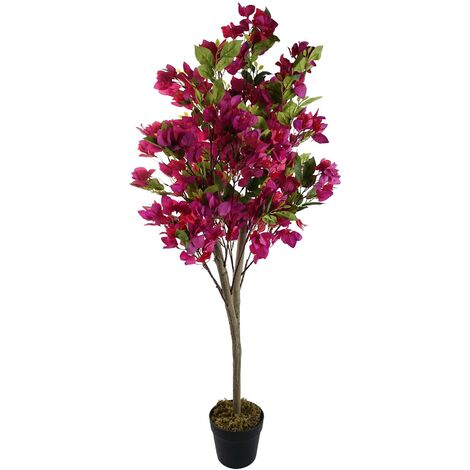 120cm Artificial Pink Bougainvillea Tree