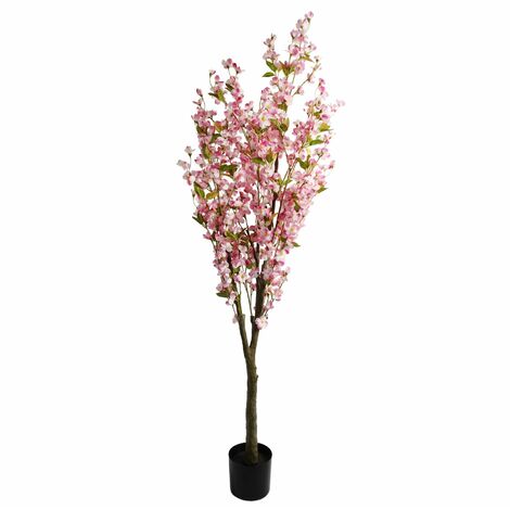 180cm Artificial Pink Cherry Tree (1/3)