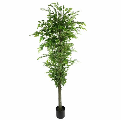 180cm Artificial Ficus Tree Green Realistic (1/5)