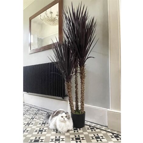 155cm Artificial Yukka Tree Plant Spiky Tree UV Resistant Red / Brown (1/5)