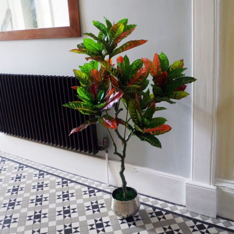 130cm Artificial Codiaeum Multicoloured Tree (1/5)