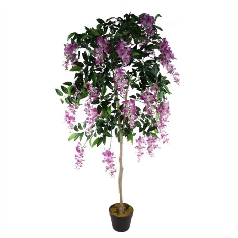 150cm Artificial Light Pink Wisteria Tree (1/5)