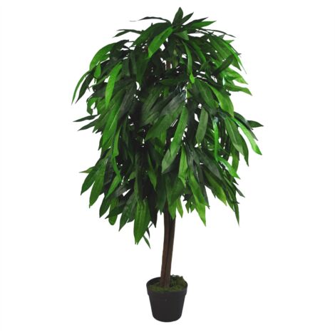 120cm (4ft) Tall Large Artificial Mango Tree Plant (1/5)