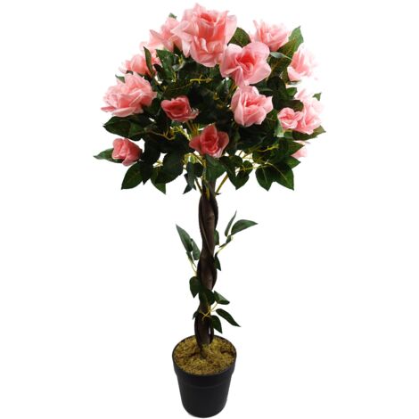 Artificial Pink Rose Tree Wedding Twisted Vine Detail 90cm (3ft) (1/3)