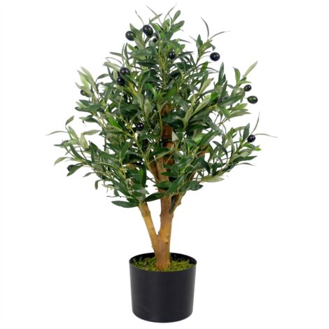 65cm Luxury Artificial Olive Tree Bush Premium Range (1/4)