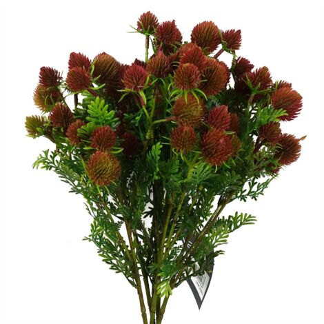 Pack of 6 x 55cm Craspedia Stem Red Artificial (1/5)