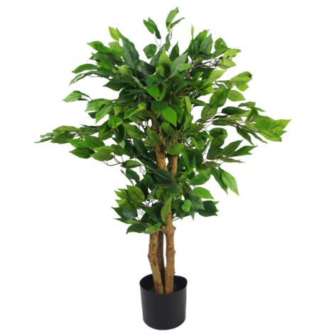 90cm Artificial Evergreen Ficus Tree (1/4)