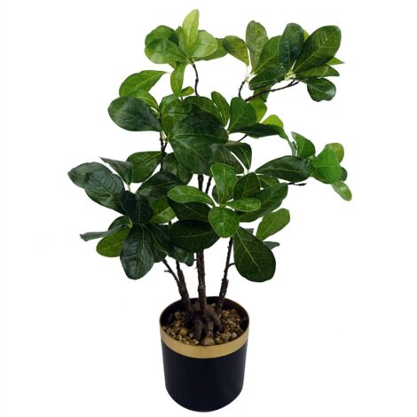 60cm Artificial Tropical Bonsai Ficus Tree (1/3)