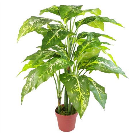 100cm Large Fox's Aglaonema (Spotted Evergreen) Tree Artificial Plant (1/5)