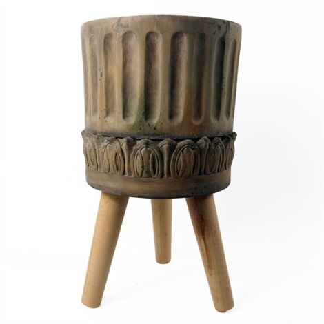 40cm x 21.5cm Zandi Roman Composite Large Planter (1/5)