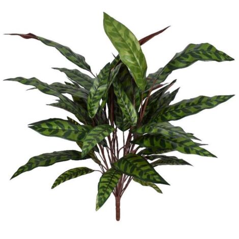 90cm Fire Retardant Artificial Peacock Foliage Bush (1/2)