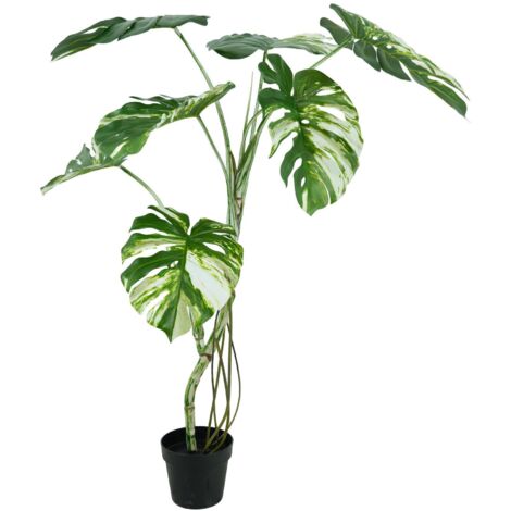 120cm Variegated Monstera Realistic Artificial Tree (1/2)