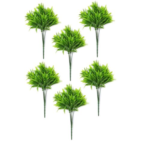 Pack of 6 x 30cm Fire Resistant Foliage Mini Leaf Stem (1/3)