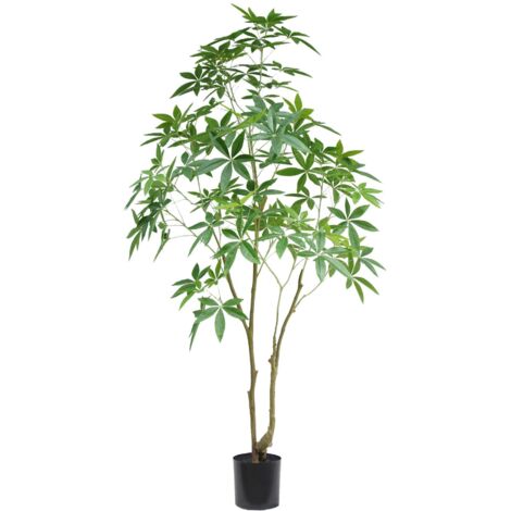 210cm Artificial Money Tree Pachira Realistic Faux Tree (1/2)