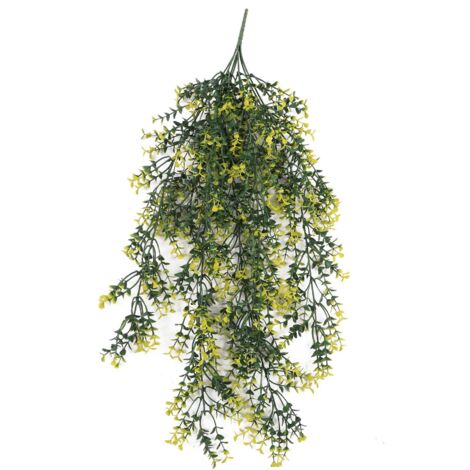 Hanging UV and Fire Resistant Artificial Variegated Plant 76cm (1/3)