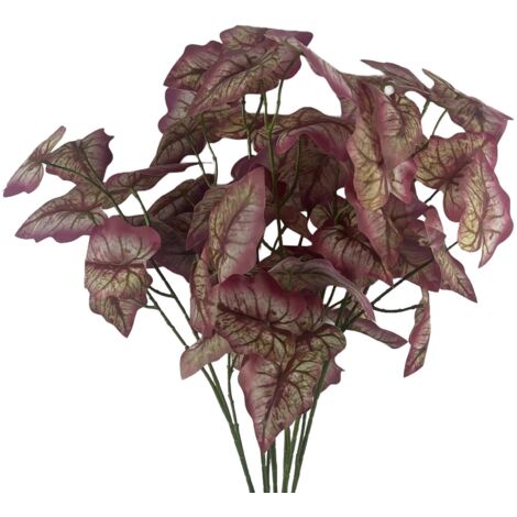 Pack of 6 x 85cm Artificial Purple Leaf Foliage (1/5)
