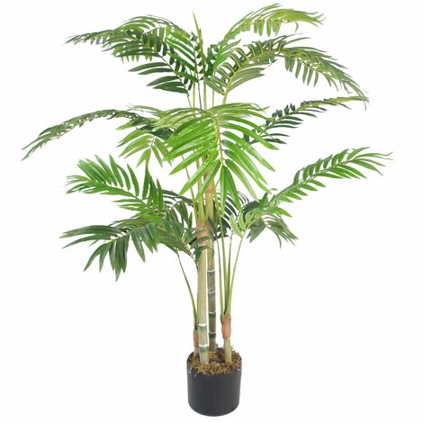 120cm (4ft) Premium Artificial Areca Palm with pot (1/2)