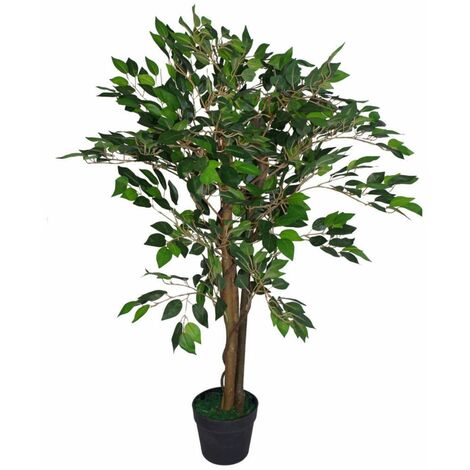 90cm Leaf Realistic Artificial Ficus Tree / Plant