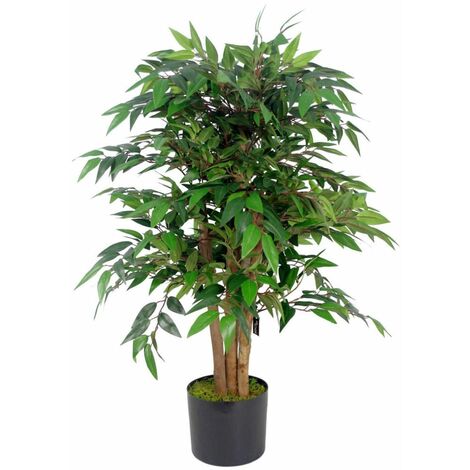 90cm Leaf Realistic Artificial Ficus Tree / Plant