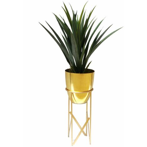 55cm Silver Planter with Matching Stand