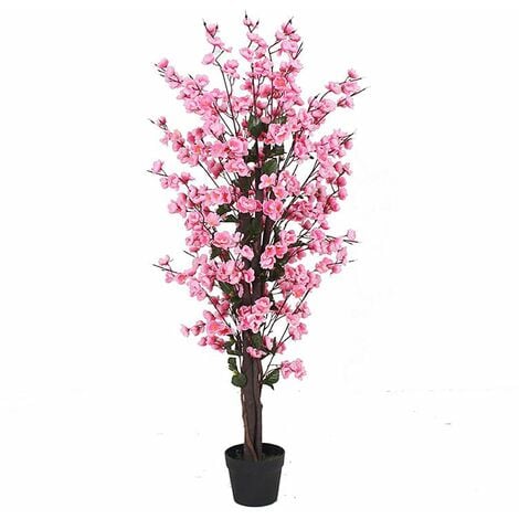 120cm Artificial Pink Blossom Tree