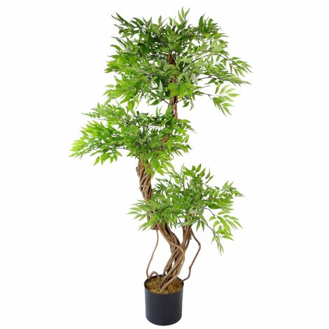 140cm Realistic Artificial Japanese Fruticosa Tree Ficus Tree (1/5)