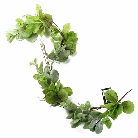 125cm Artificial Hanging Trailing Mint Leaf Garland Plant (1/4)