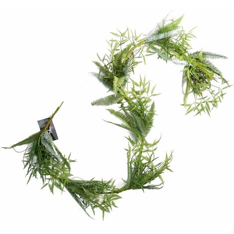 180cm Artificial Trailing Hanging Fern Garland Plant Realistic (1/4)