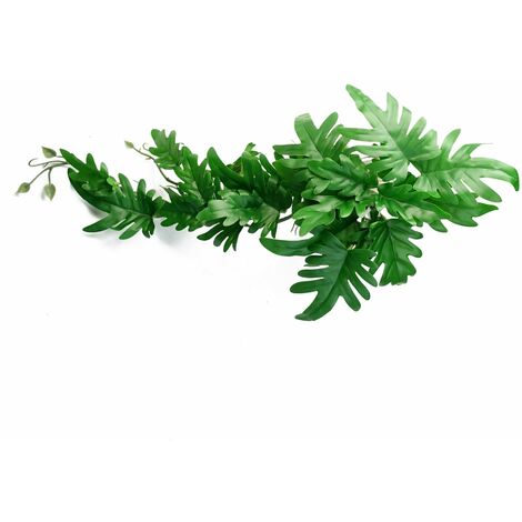 50cm Artificial Trailing Philodendron Large Leaf Plant Realistic (1/4)
