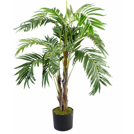 120cm Leaf Large Realistic Artificial Palm Tree - Natural (1/2)
