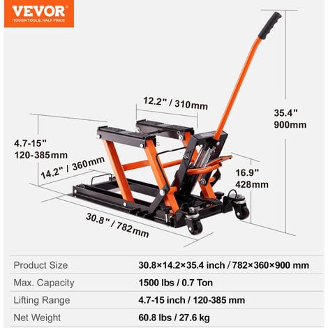 Mesa de levante con motor hidráulico: seguro y eficiente