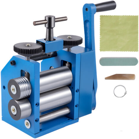 Máquina manual de laminación para hacer joyas, chapas de metal,  herramientas de bricolaje, prensa, prensa, máquina de laminación para  prensa de metal
